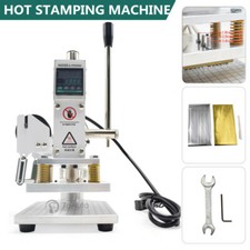 Hot Foil Stamping Machine Bronzing Embossing Printing Leather PU Card Paper