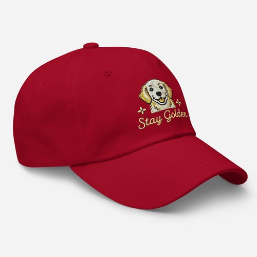 Sombrero bordado Golden Retriever Stay Golden Dad, gorra ajustable de bajo perfil - Imagen 12 de 18