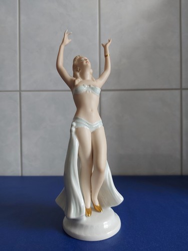 Statua porcellana Wallendorf ballerina-diva-vedette-mod n. 1457a - Foto 14 di 19