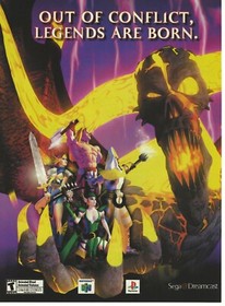 Gauntlet Legends Print Ad/Poster Art Playstation Sega Dreamcast Nintendo 64 N64