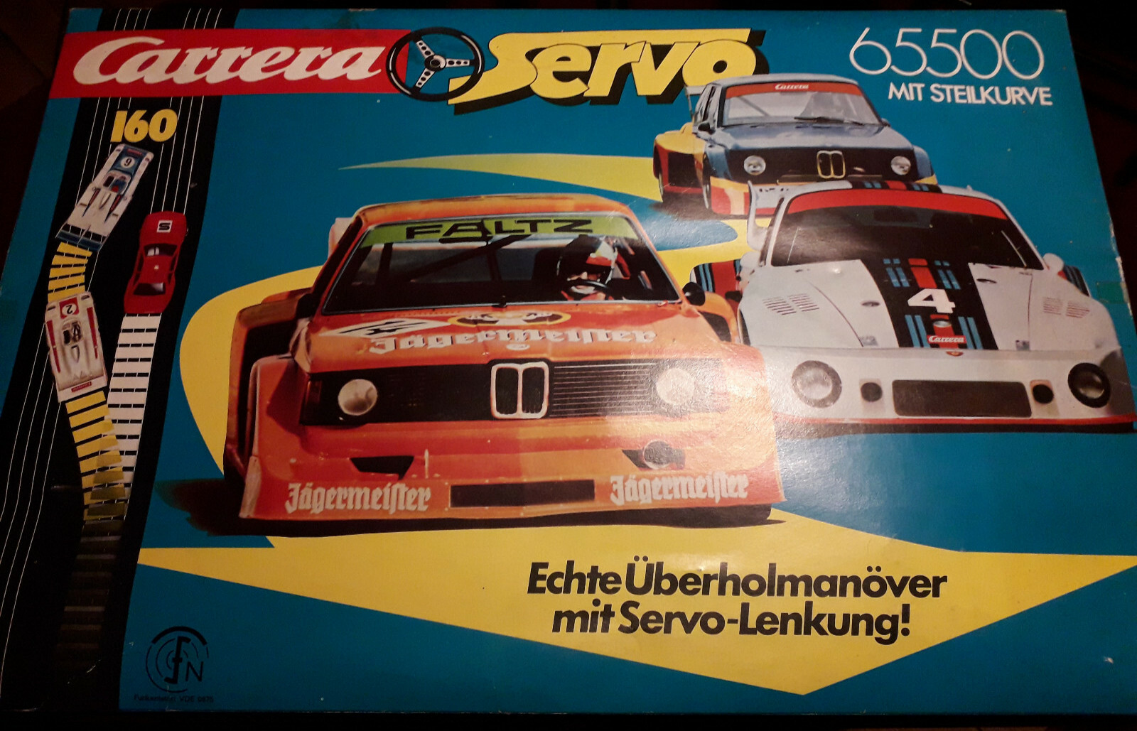 Carrera Servo 160 Packung 65500 mit 4 Cars + Transformator + Rundenzähler Carrera Servo 160 Packung 65500 mit 4 Cars + Transformator + Rundenzähler
