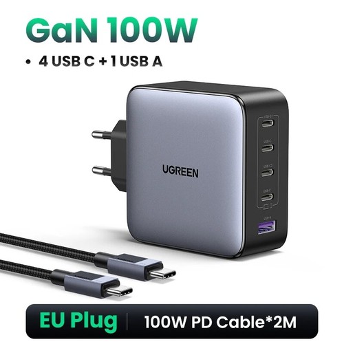 UGREEN 100W Nexode Charger 5 Ports USB C PD Fast Charging For Macbook iPhone 16 - Picture 8 of 16