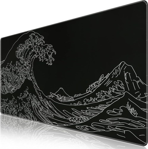 Pad Mousepad XXL Large Rubber Base Desk Mat with Stitched Edges Ke Gaming Mouse - Picture 2 of 6