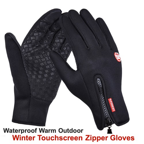 Waterproof Warm Outdoor Winter Touchscreen Zipper Gloves -Aussie Outlet Online W - Bild 1 von 9