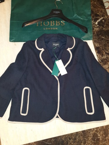 Eur 159 Bnwt 44 Superbe Palma 16 Rrp Hobbs Uk Taille Veste Blazers FTP8qwBF