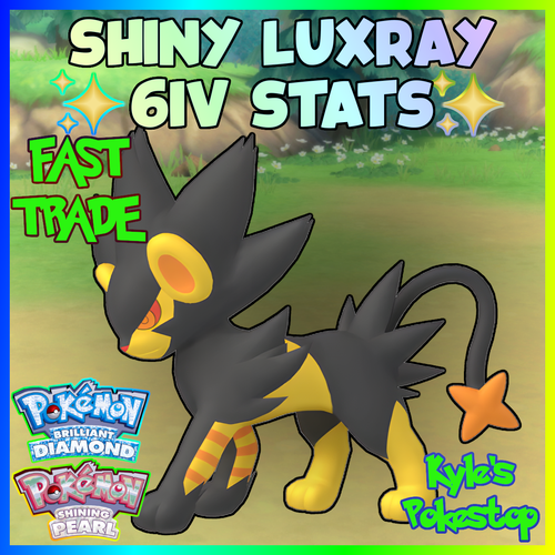 6IV 🌟 SHINY🌟 LUXRAY | POKEMON BRILLIANT DIAMOND & SHINING PEARL BDSP - Bild 1 von 5
