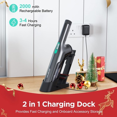 120W Cordless Handheld Vacuum Cleaner Brushless Motor Hand Vac 12KPA Suction NEW - Bild 2 von 8