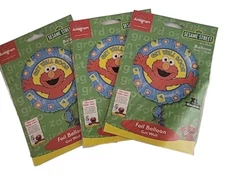 ELMO ANAGRAM 18 INCH GET WELL SOON FOIL BALLOON (3) NEW