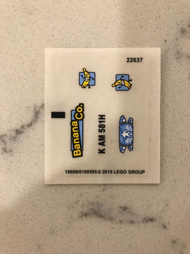 LEGO STICKER SHEET for 76026 Gorilla Grodd Goes Bananas,  New & Genuine! - Picture 1 of 1