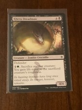 Magic the Gathering Khans of Tarkir Kheru Dreadmaw