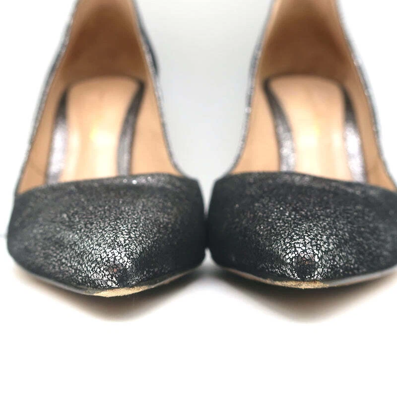 Zapatos de salón Gianvito Rossi Gianvito 105 gamuza metálica talla 39 punta tacones Foto 3 de 4
