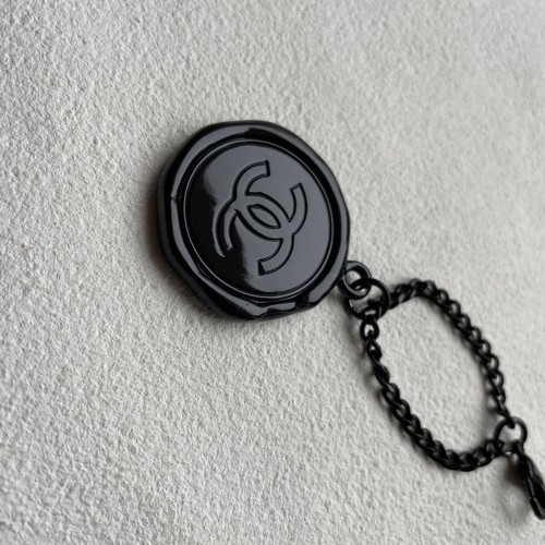 CHANEL Women's Keyholder Accessory Logo Bag Charm Black From Japan y2739 - Picture 10 of 14