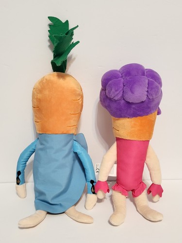 ALDI Kevin & Katie the Carrot THE GREATEST SHOWMAN Plush Toy Lot 2 SHIPS FROM US - Picture 2 of 11