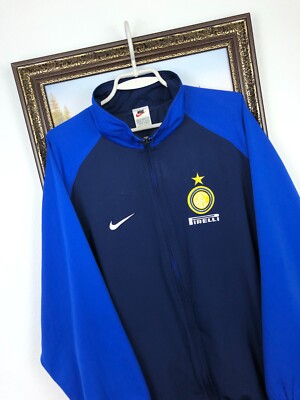 Vintage 90's Nike Inter Milan Football Jacket Soccer Track