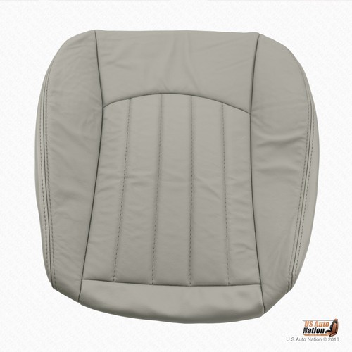 2002 to 2008 Jaguar X-Type Driver Bottom Synthetic Leather(Vinyl) Seat CoverGray - Picture 9 of 10