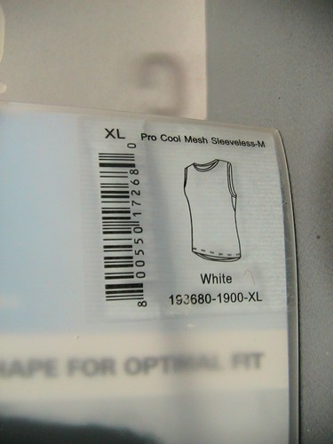 New Craft Pro Cool Mesh Sleeveless White XL - Picture 3 of 7