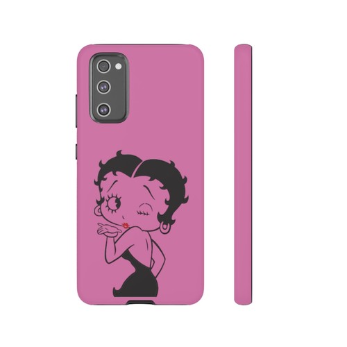 BETTY BOOP PINK Red Lips Kiss Smart Phone iPhone Tough Cases - Picture 123 of 129
