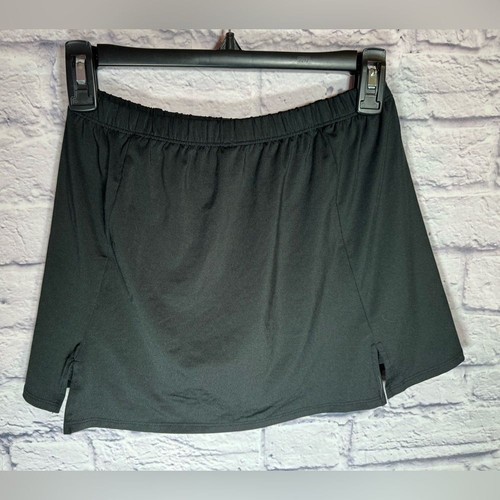 UnderArmour skort women's size small all black front and back tennis, golf - Picture 3 of 5