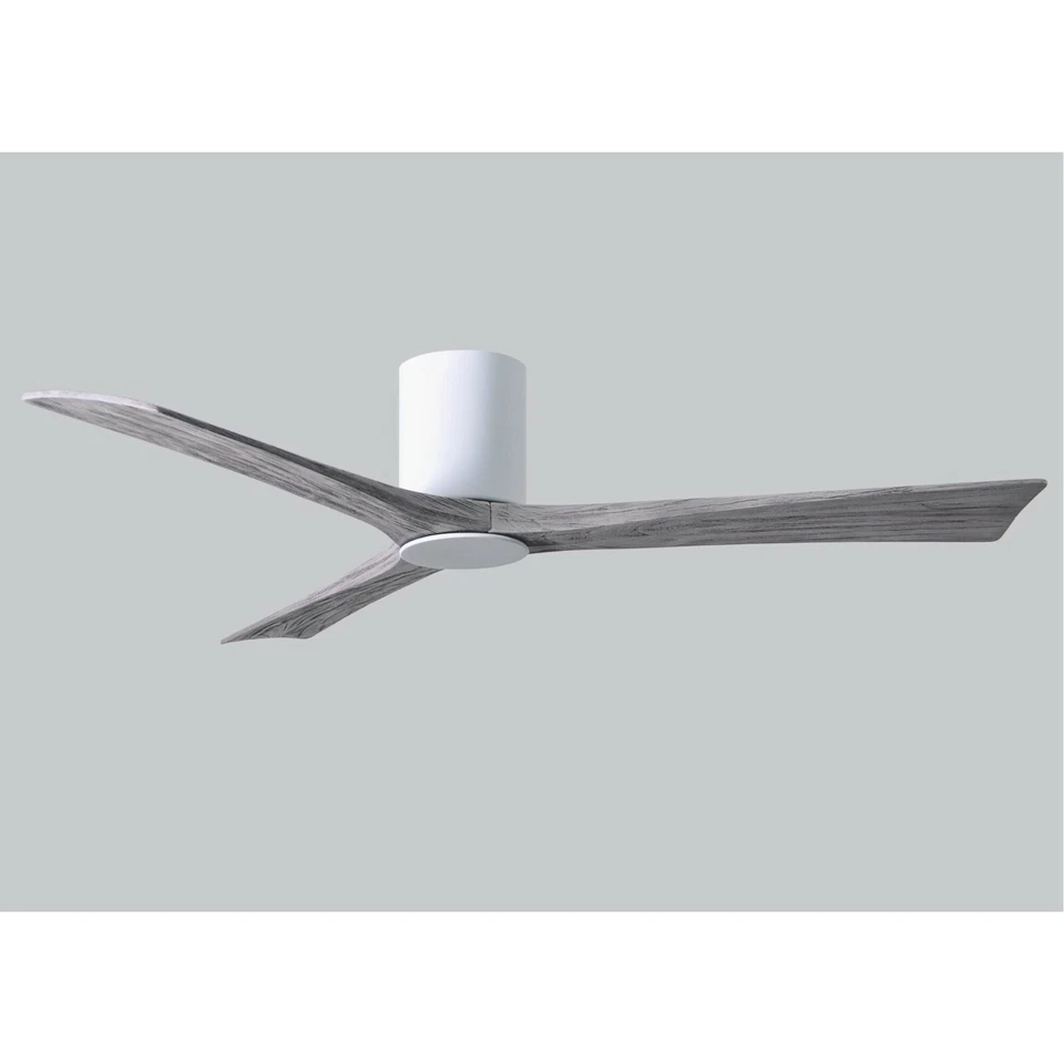Matthews Fan Company IR3HLK-WH-BW-52 Irene Indoor Ceiling Fan Gloss White Light - Image 3 of 3