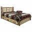 montana platform bed with storage in stained and lacquered mwgcsbpflzpine