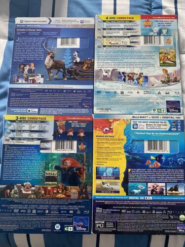 Pixar Disney Blu Ray Lot Secret Wings 3D,Brave,Finding Dory Olaf Frozen READ - Picture 2 of 7