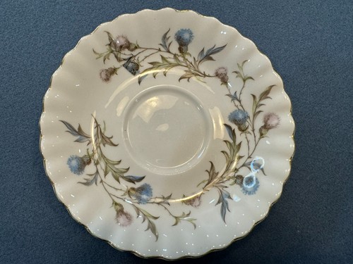 Vintage Royal Albert Saucer - Brigadoon (Blue Thistle) - Mint Condition