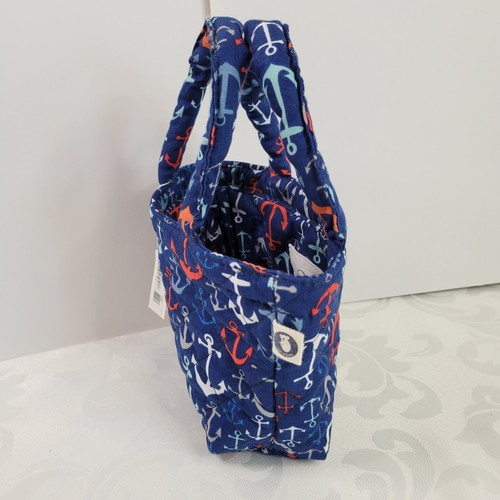 Juego de Bolso de Mano Acolchado Koala Náutico con Estampado de Ancla Pequeño, Nuevo con Etiquetas - Imagen 21 de 21