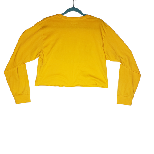 Peanuts Snoopy Woodstock Friends Forever Crop Top Long Sleeve Womens Size Large - Imagen 2 de 11