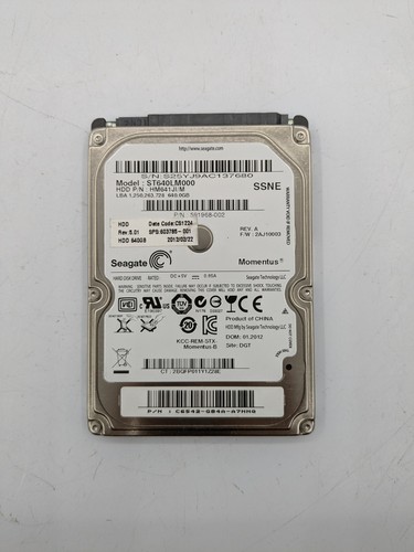 2.5" Seagate SATA Hard Drive 160GB, 250GB, 320GB, 500GB, 640GB, 750GB - Picture 8 of 13