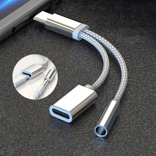 Phone Jack to 3.5mm Splitter 2in1 Adapter to X Headphone Jack and Charger - Photo 4 sur 16