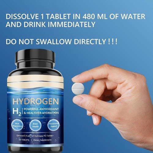 1-3x Hydrogen Tablets for Drinking Water - Pure Magnesium, Molecular Hydrogen - Picture 7 of 11