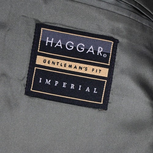 De Colección Haggar 46L Gris Micro Cuadros Hecho en EE. UU. Para Hombres Abrigo Chaqueta Pantalones Traje - Imagen 4 de 12