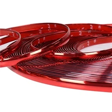 6mm-70mm Chrome Red Car Door Body Bumper Strip Exterior Molding Trim 5-50FT