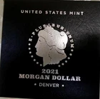 JUST REDUCED!! 2021-D MORGAN SILVER DOLLAR ORIGINAL PACKAGING