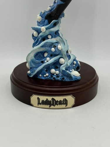 LADY DEATH- Clayburn Moore 12" Statue 1995 Limited Edition 1737/3200 - Picture 11 of 12