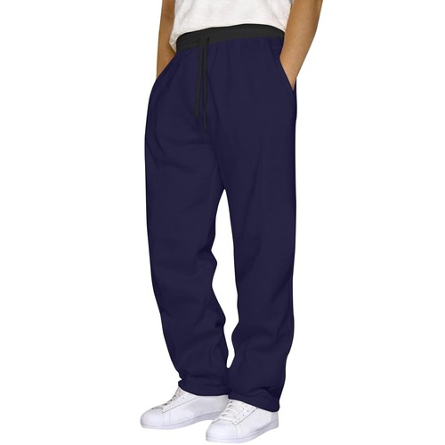 Men's Casual Pants Sweatpants Soild Color Matching Running Fitness Pants - Picture 5 of 69