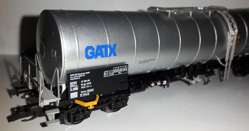 PIKO 47781 Chemiekesselwagen Typ Zacns, "GATX" Spur TT Neu/OVP