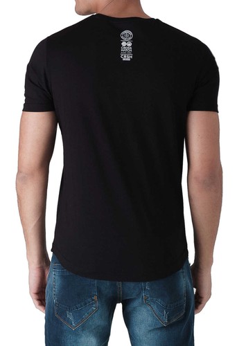 CROSSHATCH Herren T-Shirt CHICAGOS CH PHOTO PRINT TEE kurzarm rundhals Logo NEU - Picture 4 of 10