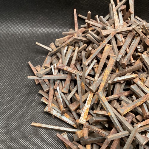 Antique 2 1/16 Square head spike nails -  1 lbs - Picture 4 of 7