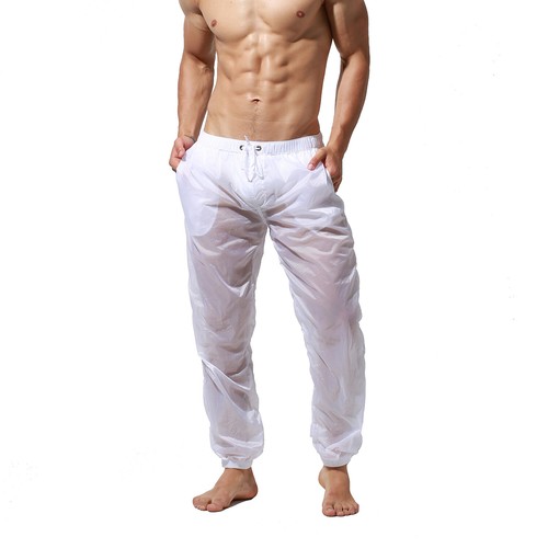 Gents Translucent Long pants Beachwear Mens Quick dry Thin Easy take Photo - Picture 2 of 14