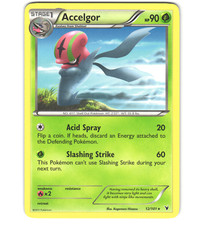 Pokemon 2011 Light Play Accelgor Noble Victories Rare 12/101 Card