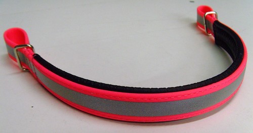 Perfeq, hohe Sichtbarkeit, fluoreszierendes/reflektierendes Stirnband heiß rosa - Bild 2 von 2