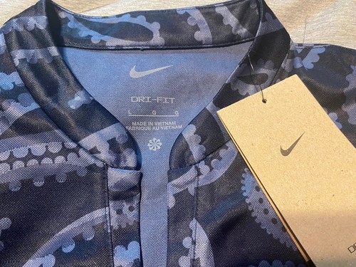 NWT$ Nike Women’s Victory Golf Polo DH1975-451 Obsidian New Large L Sleeveless - Bild 3 von 3
