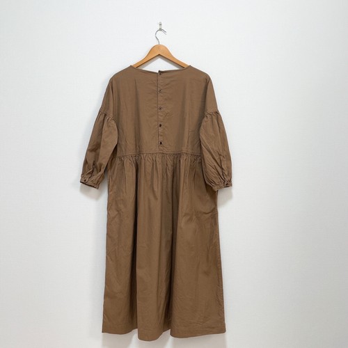 ICHI Japan 85% Cotton 15% Linen Dress F/OS Beige Natural Relaxed - 第 2/12 張圖片