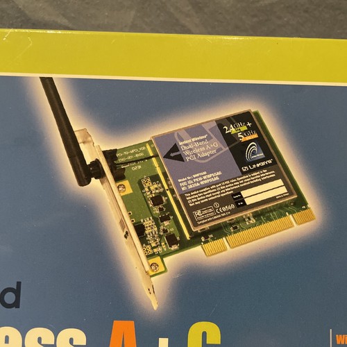 Linksys WMP55AG Adaptateur double bande sans fil A+G IEEE 802.11a/b/g PCI jusqu'à 54 Mbps - Photo 3/12