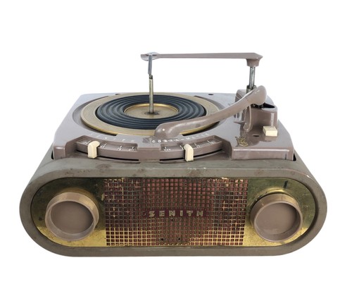 Vintage Zenith Radio Phonograph Record Player S-18696 Cobra Magic Not Working - Picture 4 of 11
