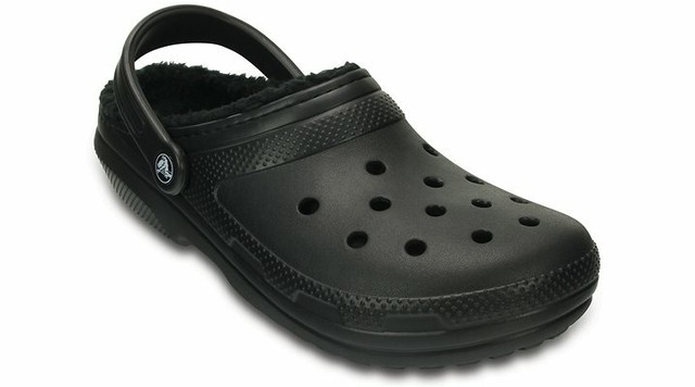 classic fuzz lined crocs