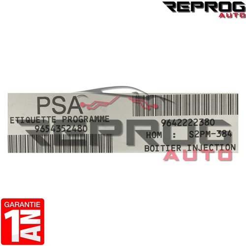 CALCULATEUR DÉCODÉ CITROEN C3 9654352480 9642222380 21584809-0 SAGEM S2PM-384 - Picture 2 of 5