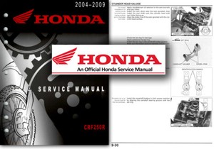 Honda CRF250R Service Workshop Manual CRF 250 F 2007 2008 2009 - Repair