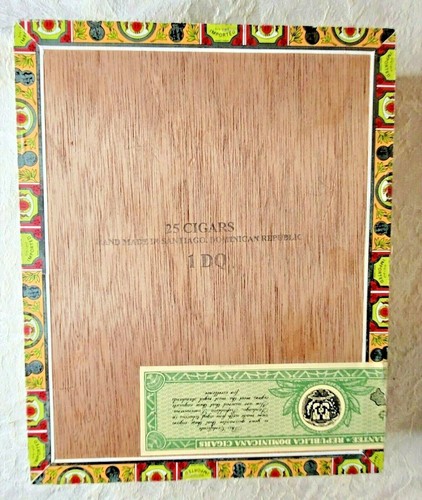 Caja de cigarros de madera Macanudo Montego Y Cia Baron De Rothschild Café solamente, 8 1/2" - Imagen 10 de 10